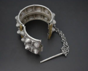 Omani Hinged Spike Bracelet with Gilding - XSmall Size