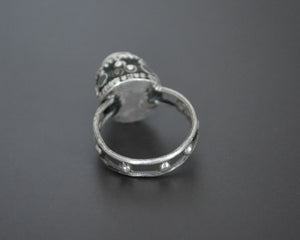 Reserved for R. - Old Afghani Coral Ring - Size 7