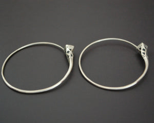 Tuareg Hoop Earrings - Thin and Medium Size