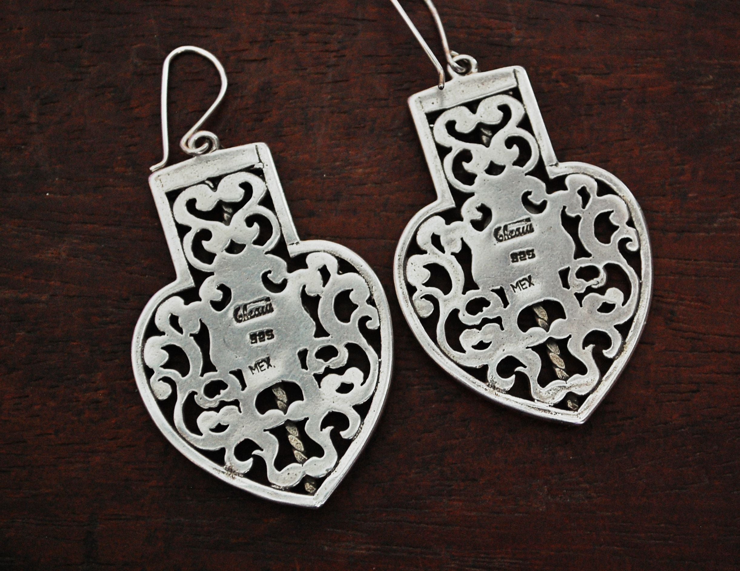 Mexican Earrings Frida Kahlo Style
