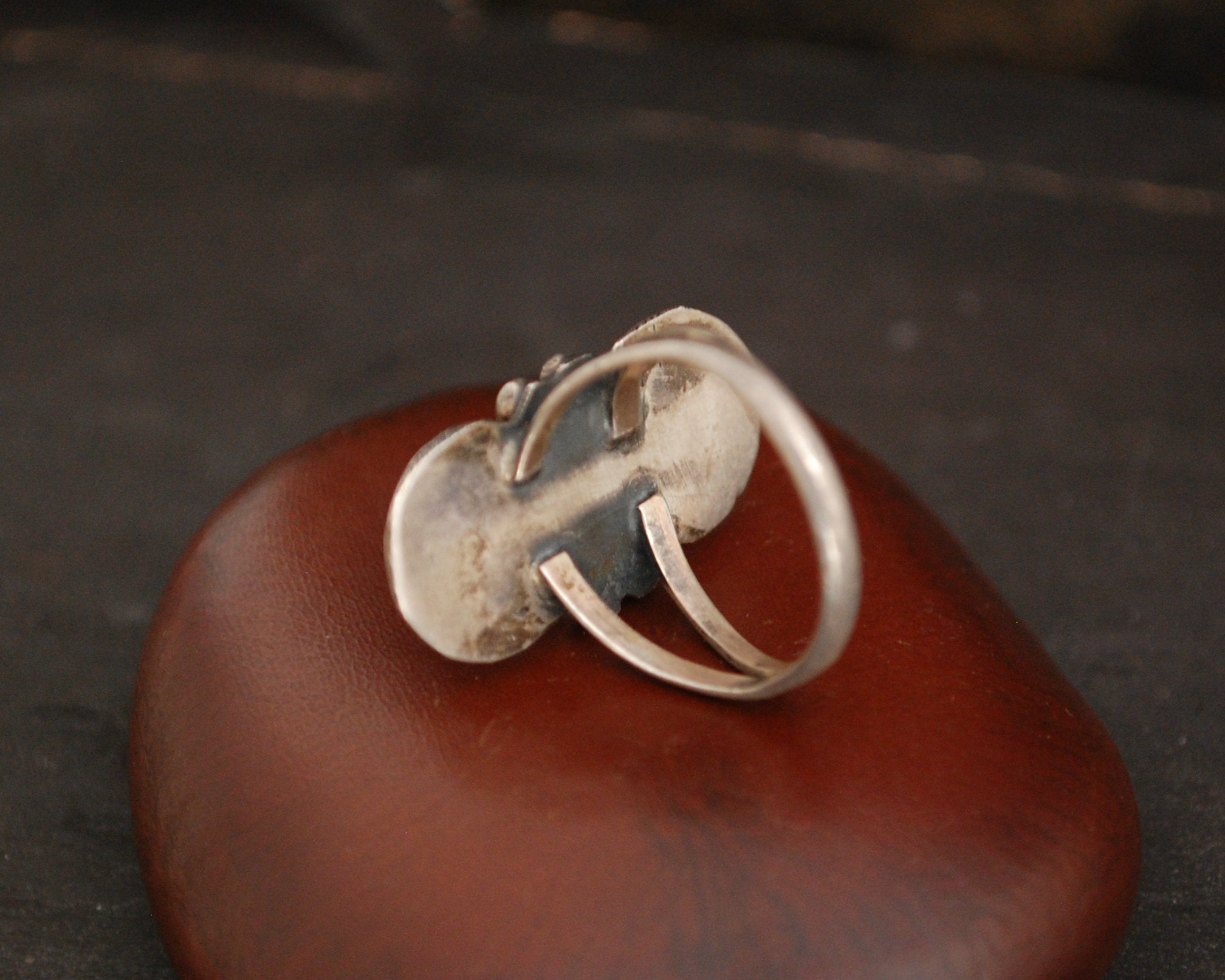 Native American Turquoise Ring - Size 7.5