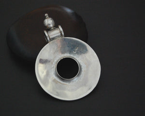 Large Indian Silver Amulet
