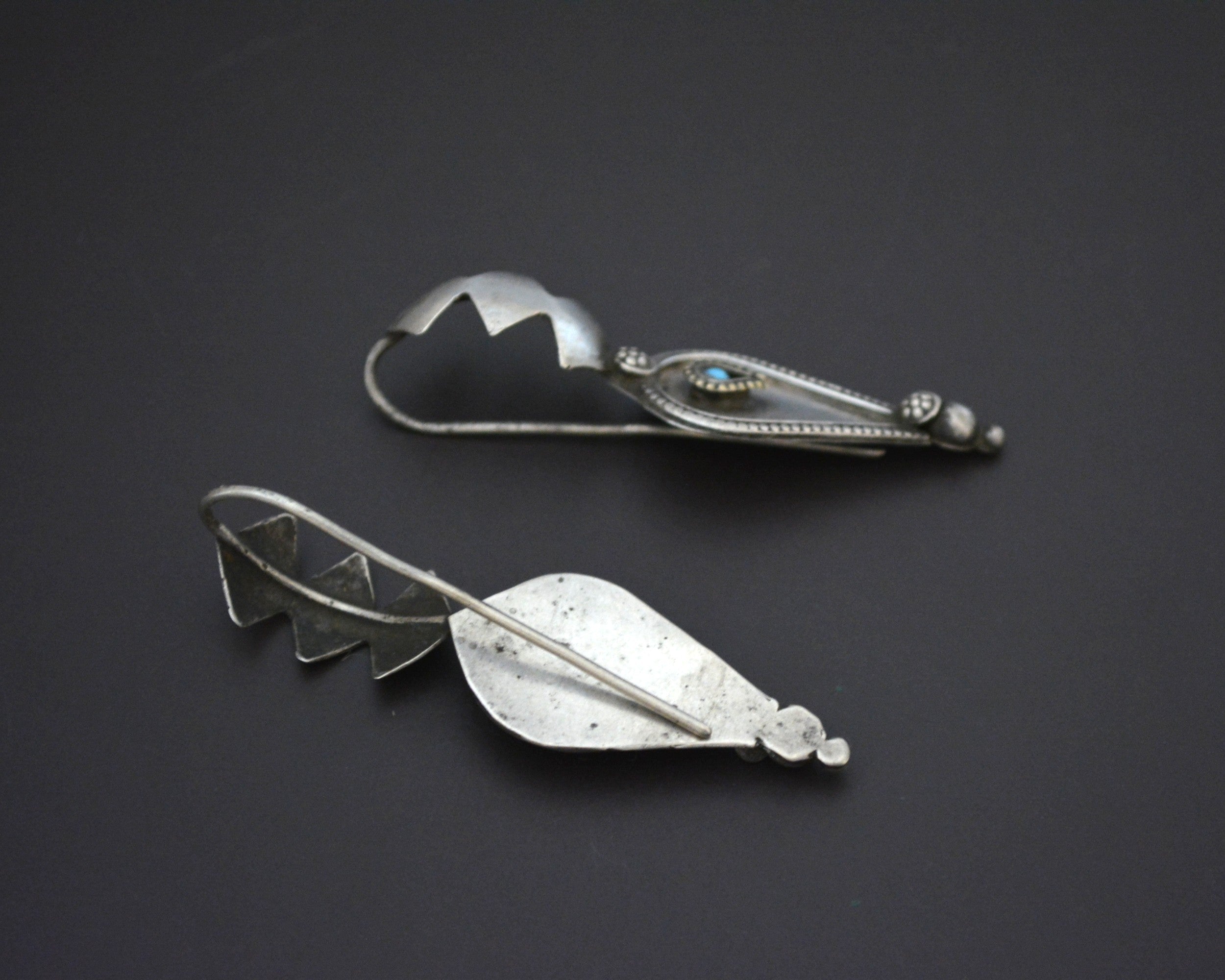 Afghani Earrings with Turquoise