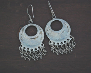 Vintage Indian Silver Earrings