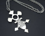 Tuareg Silver Cross on Chain