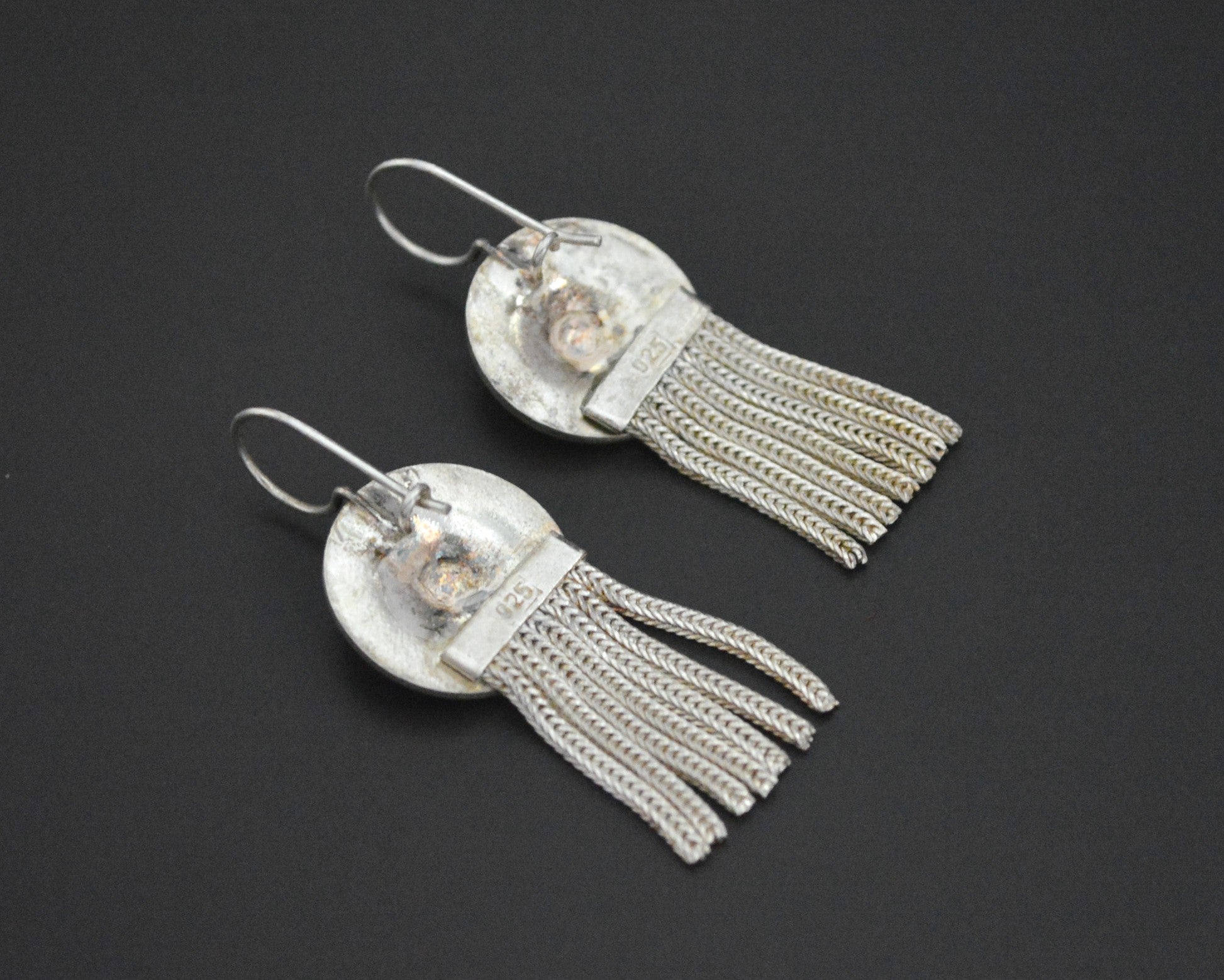 Turkish Enamel Tassel Earrings