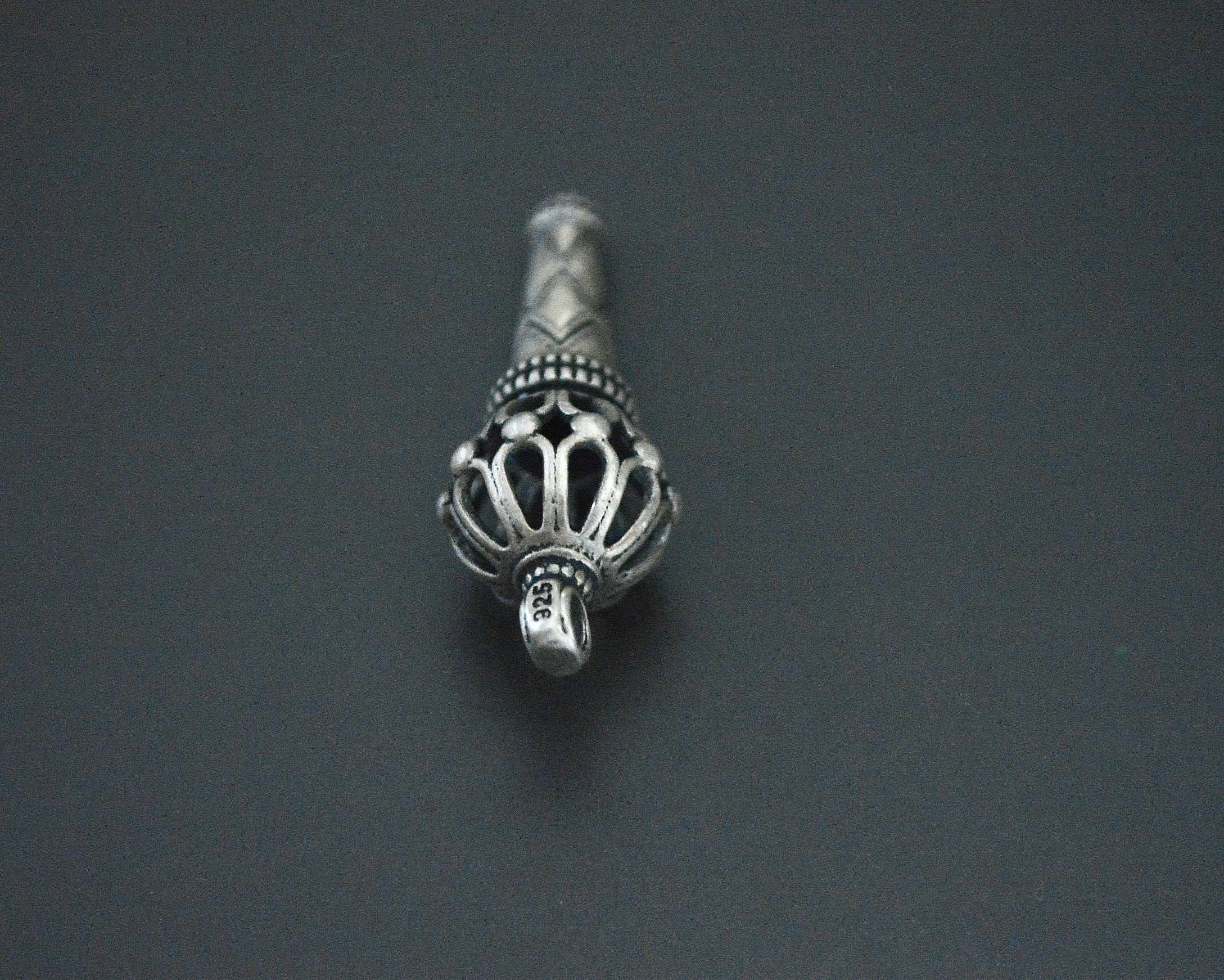 Small Rajasthani Silver Amulet Pendant