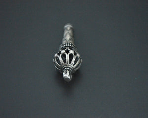Small Rajasthani Silver Amulet Pendant