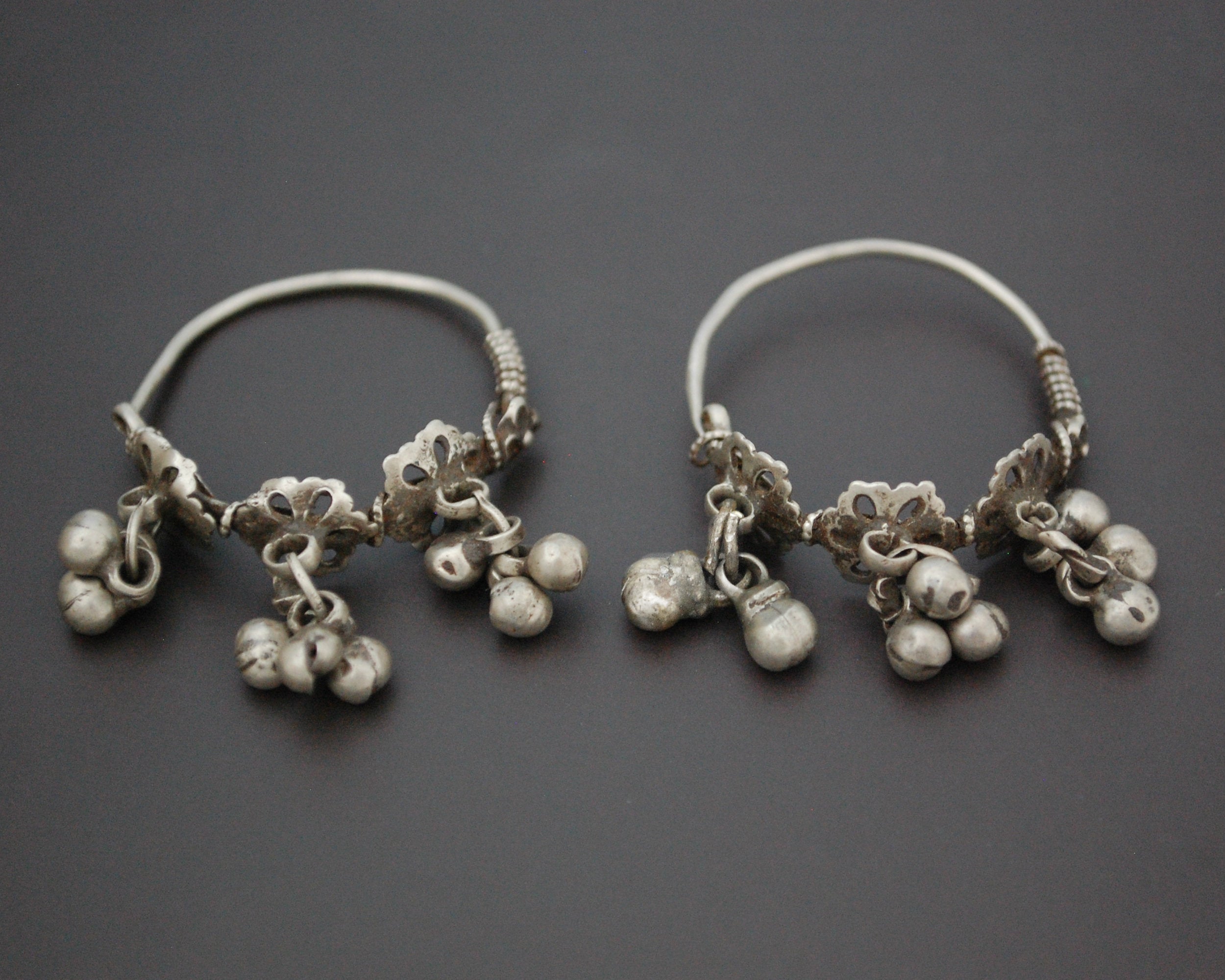 Rajasthani Hoop Earrings with Bells