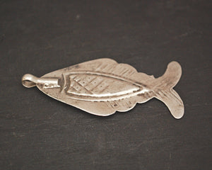 Antique Tunisian Fish Amulet Pendant