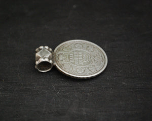Antique Indian Half Rupee Coin Pendant 1936