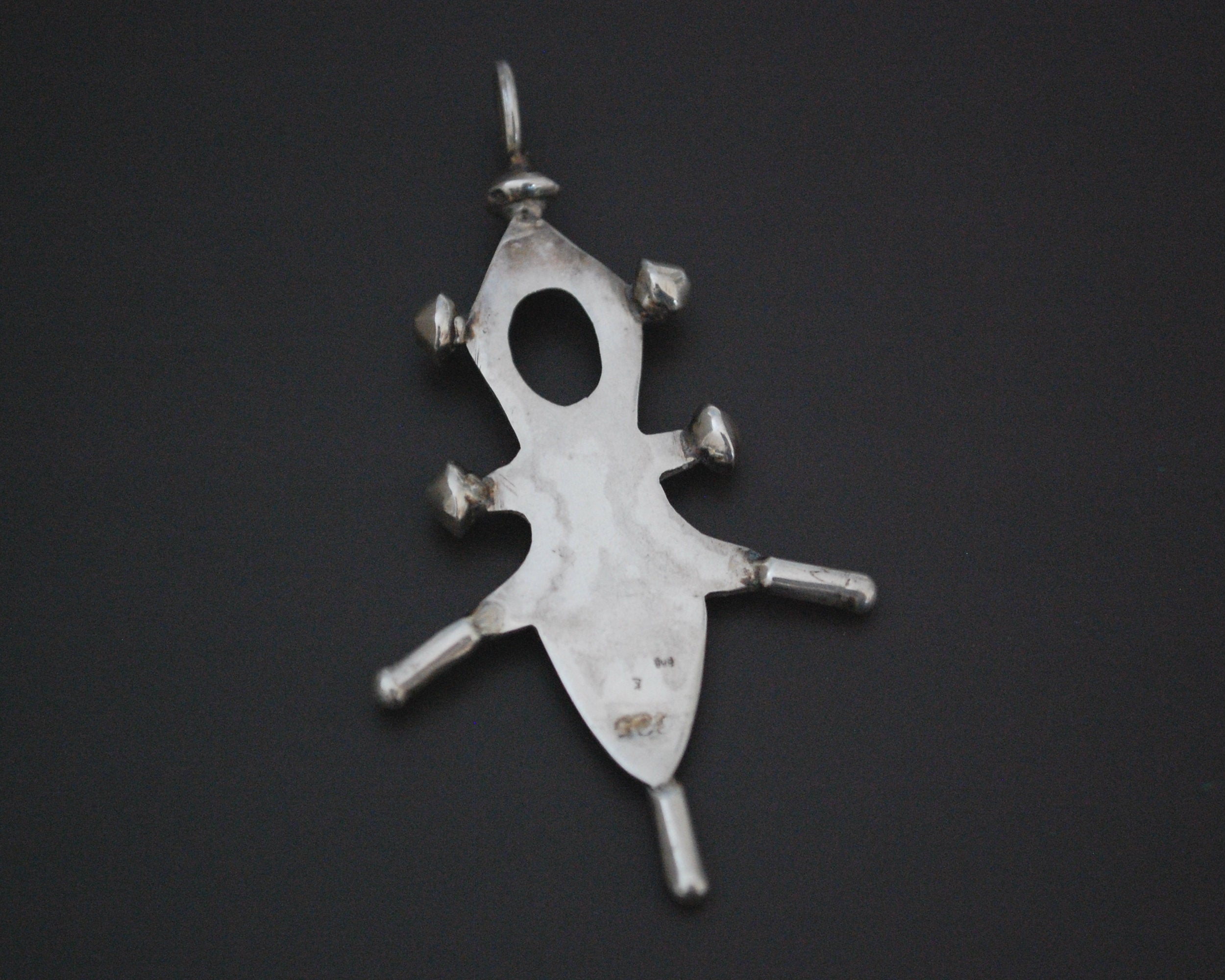 Tuareg Silver Cross Pendant