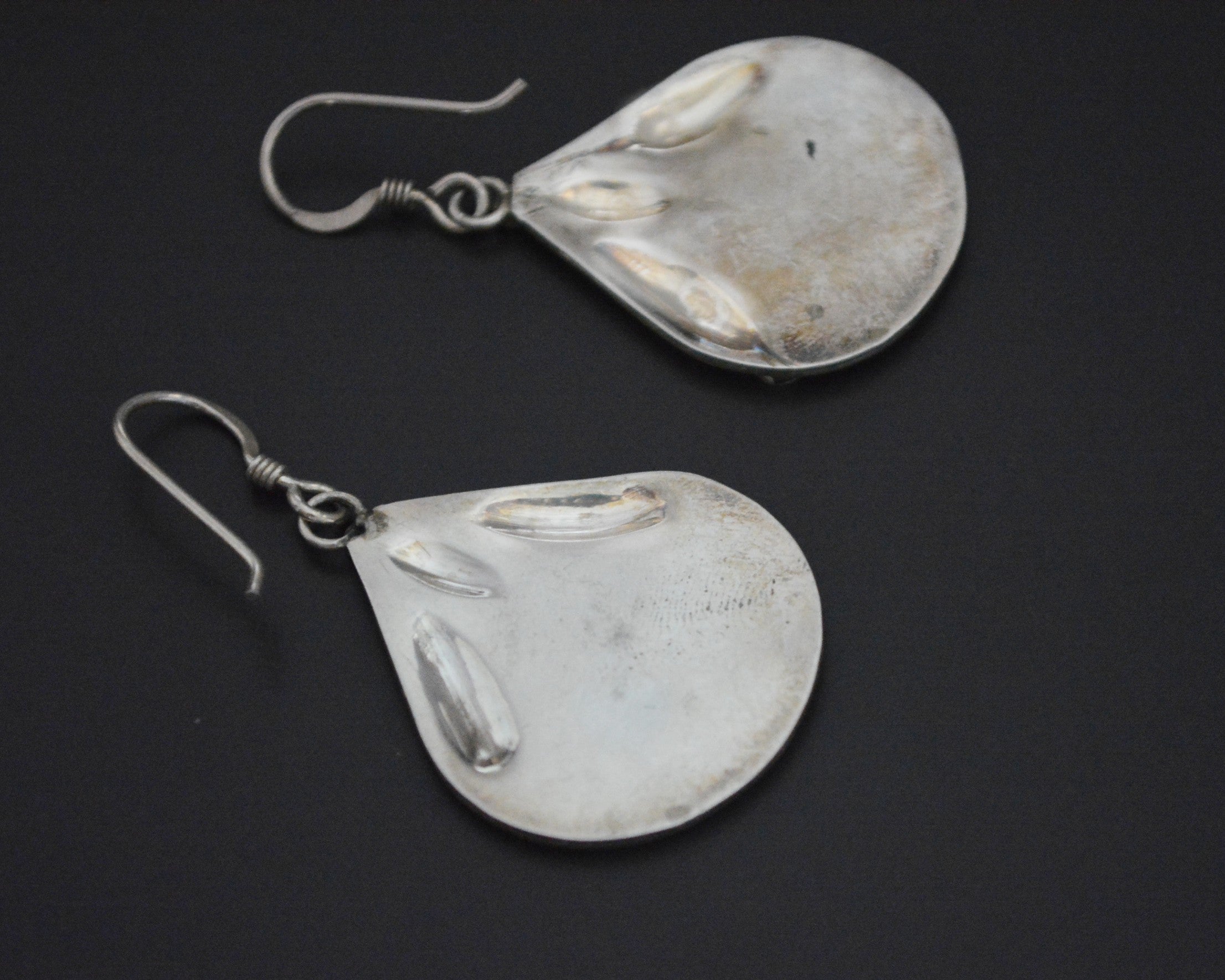 Vintage Indian Silver Earrings