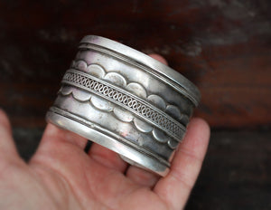 Antique Turkmen Silver Bracelet