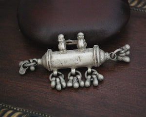Rajasthani Tribal Silver Taviz Pendant