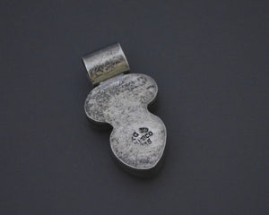 Mexican Coral Sterling Silver Pendant