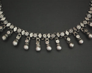 Indian Silver Choker Necklace