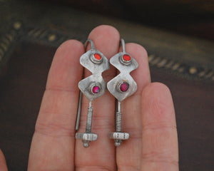 Old Gujarati Glass Earrings