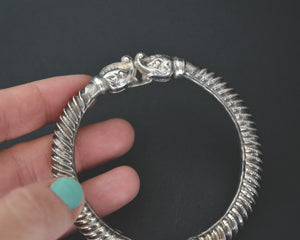 Indian Elephant Bangle Bracelet - MEDIUM