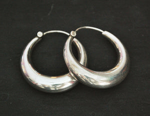 Sterling Silver Hoop Earrings - MEDIUM