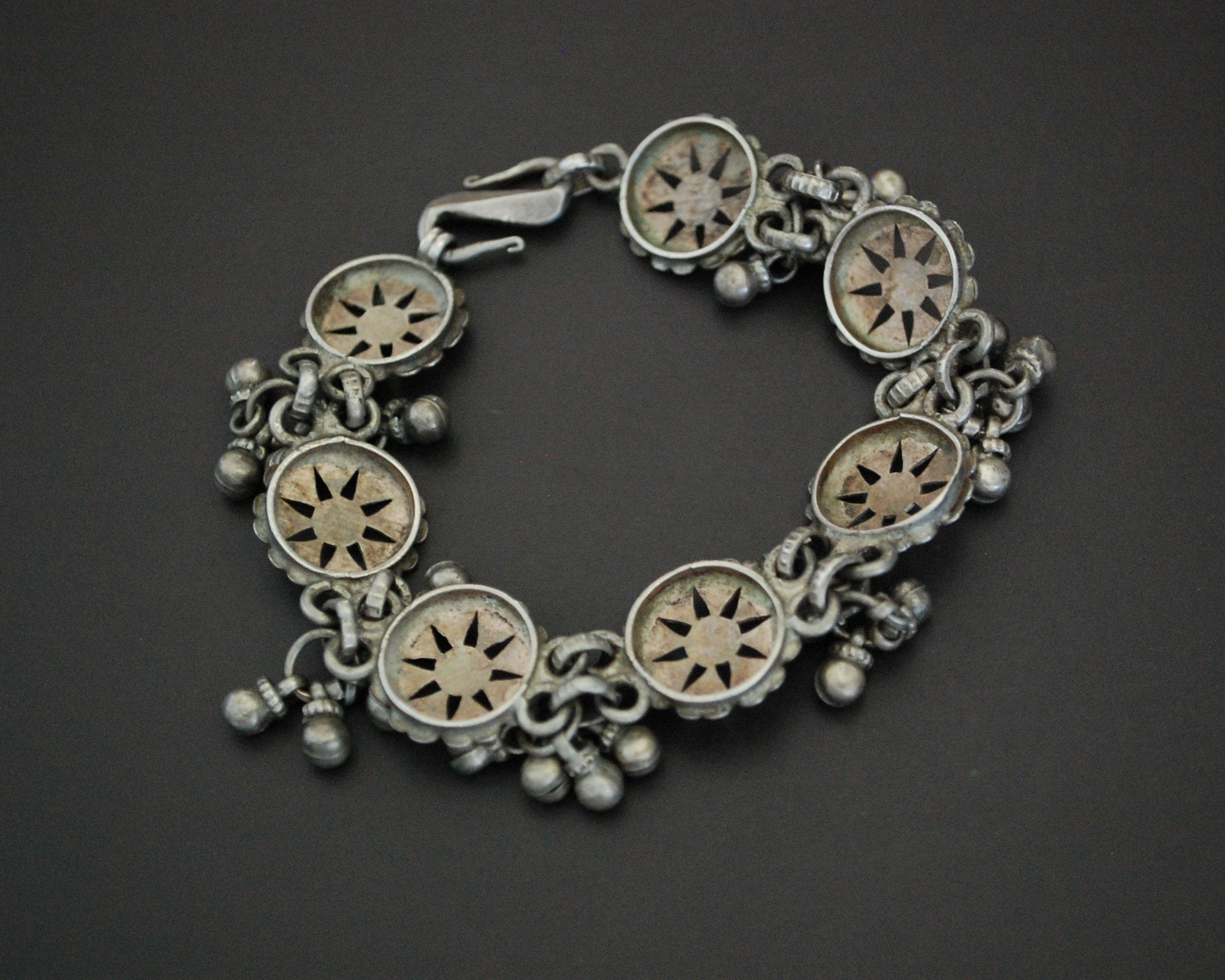 Rajasthani Silver Bracelet with Bells