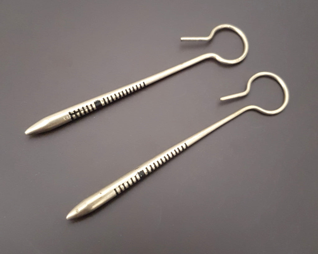 Tuareg Silver Earrings