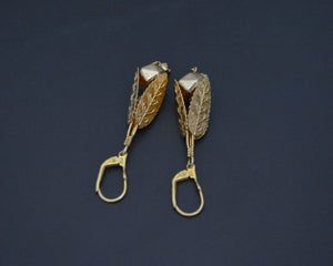 Reserved for A. - Gilded Dangle Earrings from Croatia