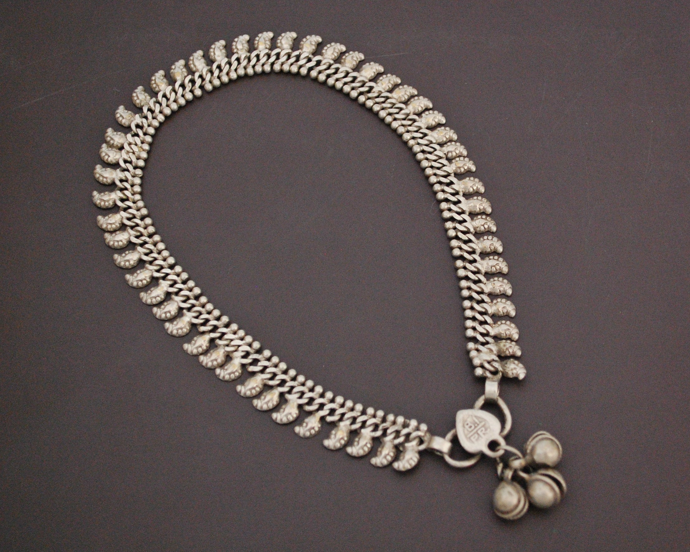 Rajasthani Silver Anklet with Bells