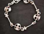 Mexican Skull Link Bracelet