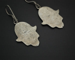 Hamsa Sterling Silver Earrings