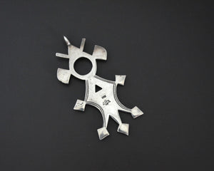 Tuareg Silver Cross Pendant