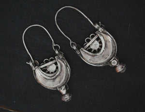 Antique Afghani Earrings with Turquoise