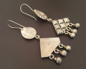 Rajasthani Silver Earrings with Bells