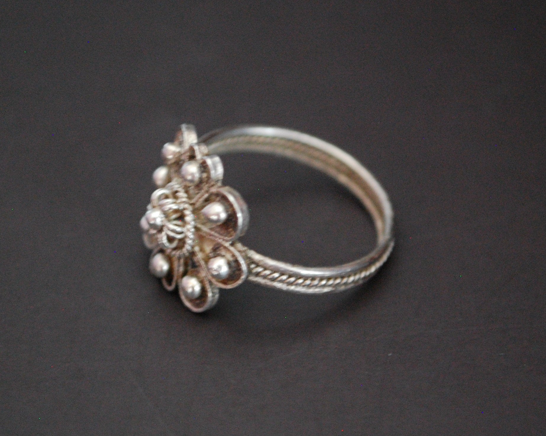 Old Croatian Filigree Ring - Size 7