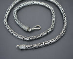 Bali Snake Chain Necklace - Sterling Silver