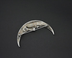 MOON MAGIC - Sterling Silver Moon Brooch