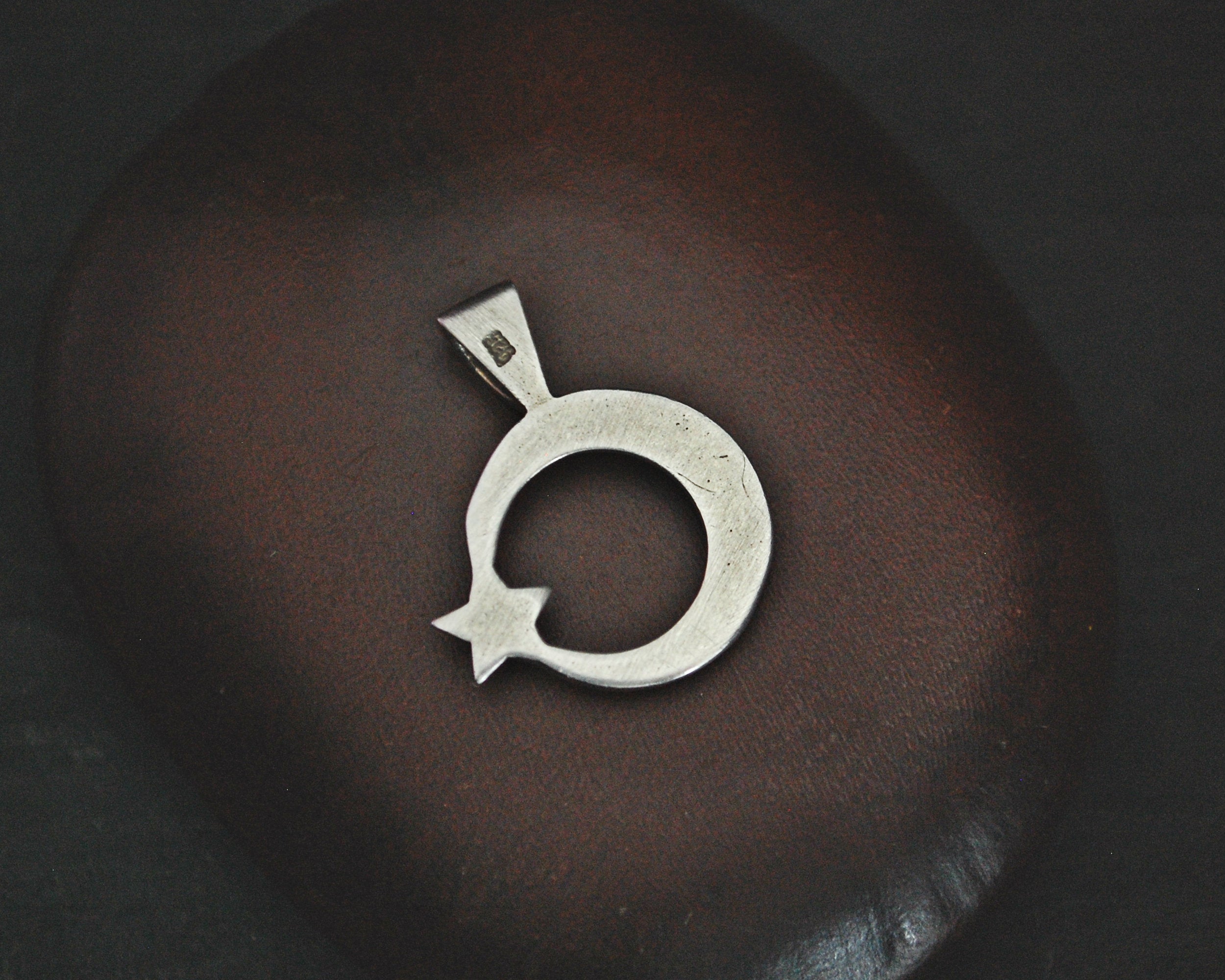 Crescent Moon and Star Pendant