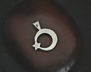 Crescent Moon and Star Pendant