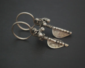 Rajasthani Tribal Silver Earrings