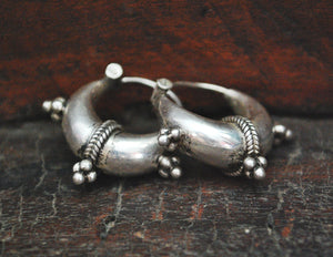 Ethnic Hoop Earrings - SMALL