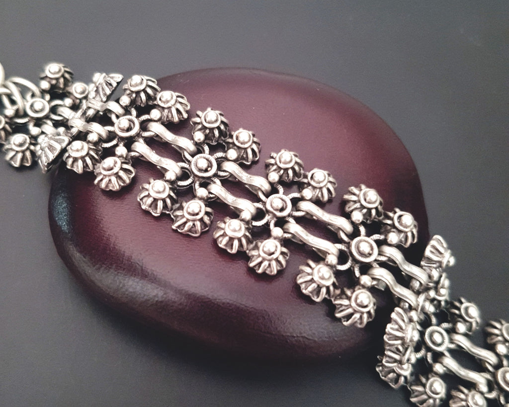 Rajasthani Silver Link Bracelet