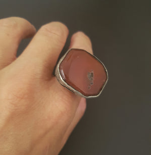 Turkmen Carnelian Ring - Size 7