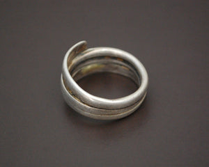 Ethnic Coil Ring from India - Size 8