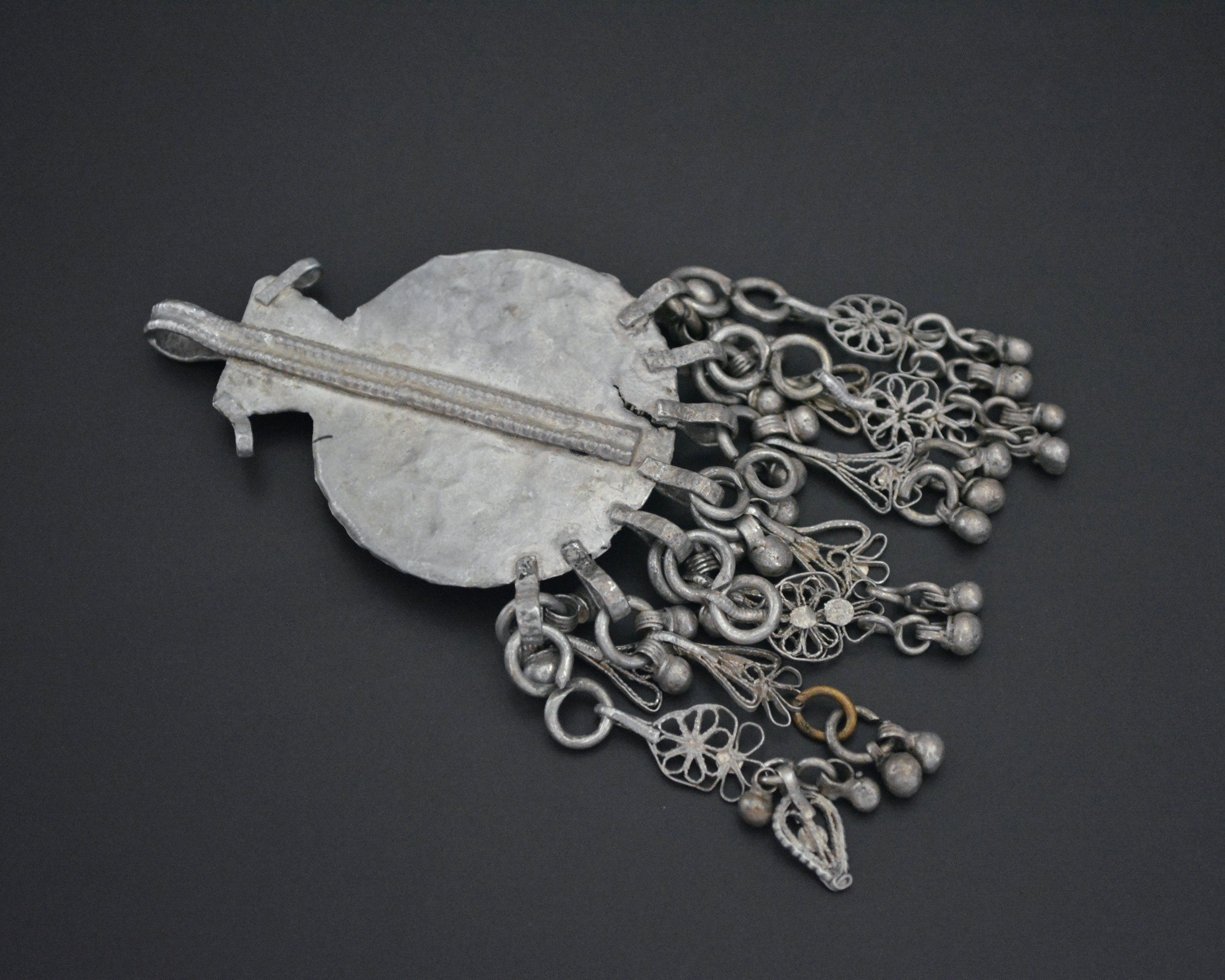 Yemeni Filigree Pendant with Dangles