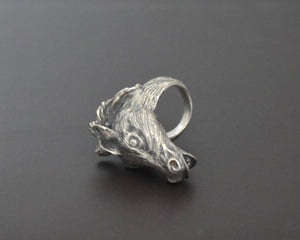 Horse Silver Ring - Size 4.5/5