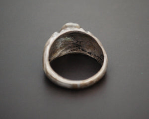 Ethnic Turquoise Ring - Size 8 / 8.25