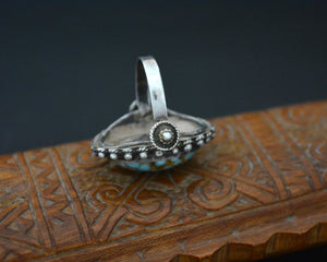 Ethnic Turquoise Ring - Size 5