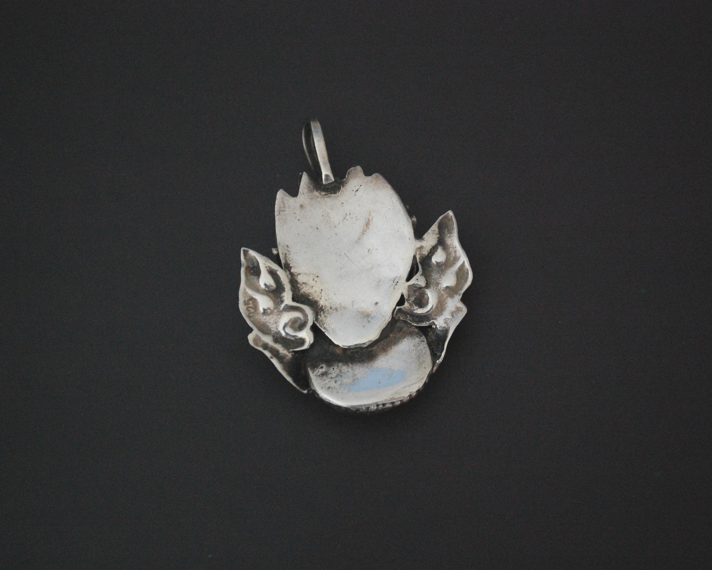 Nepali Coral Dragon Pendant