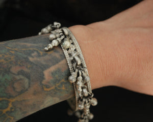 Rajasthani Silver Bangle Bracelet with Bells