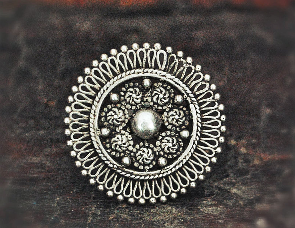 Indian Mandala Ring - Size 10